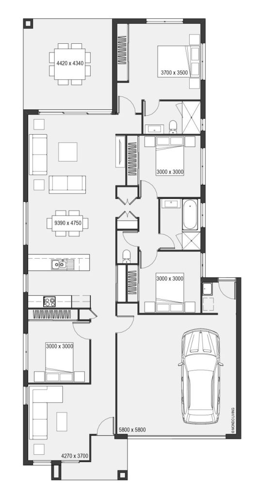 Monterey 203 Floor Plan